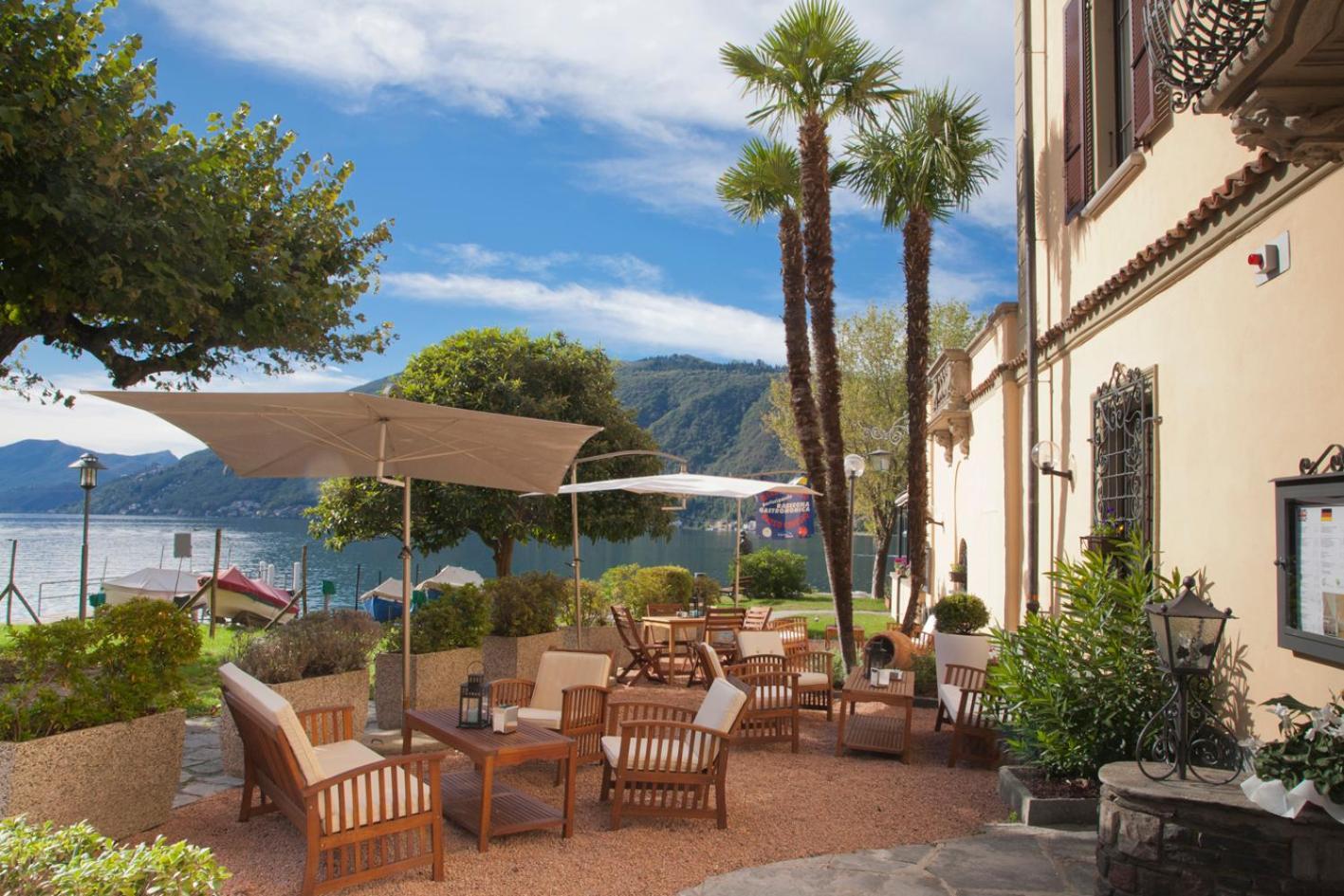Albergo Ristorante La Palma Биссоне Экстерьер фото